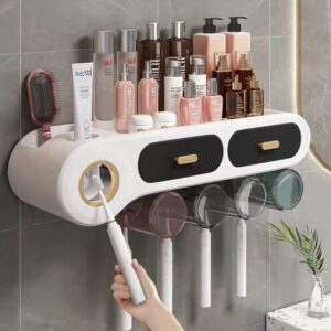 Mẫu kệ nhả kem được thiết kế cốc nằm ngang