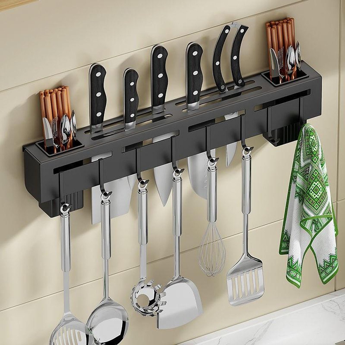 Giá treo đồ nhà bếp đa năng 50cm